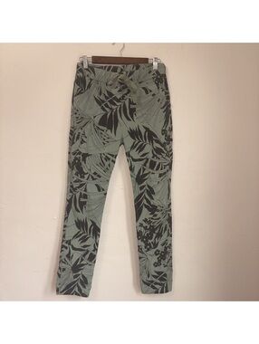 Bella Amore Italian Made Women’s S/M Tropical Leaf Print Drawstring Pants Casual